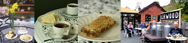 Refreshments at Erwood Station 
